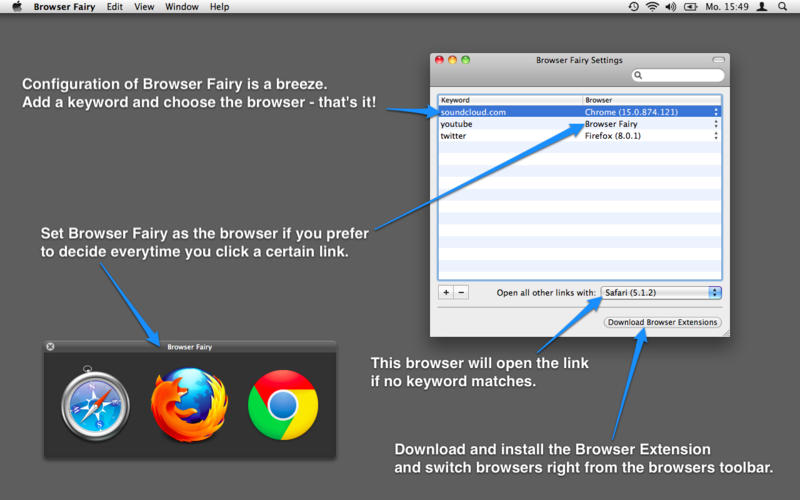 Browser Fairy for Mac2.1 �ٷ���