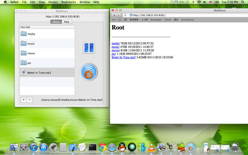 Web Share for Mac����1.00