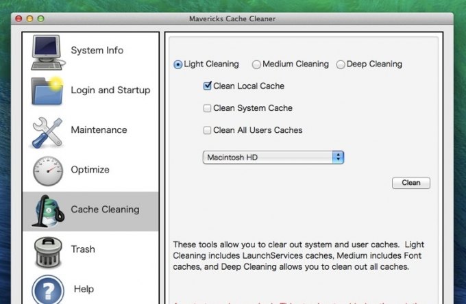 Mavericks Cache Cleaner for Mac9.0.4 �ٷ���