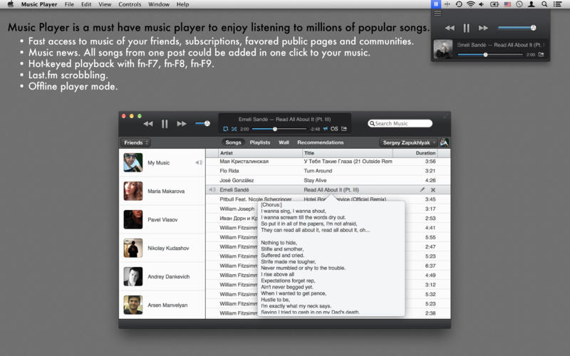 Music Player for mac����2.2 �ٷ���