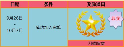 闪耀胸章