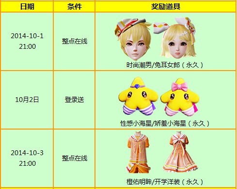 炫舞时代国庆活动