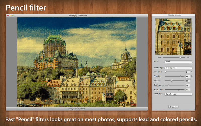ɫ��Ч��ͼƬSketcher for Mac1.4.2 �ٷ���