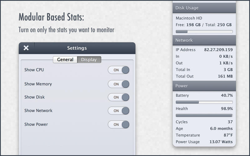 ϵͳ���̼�� StatsBar for Mac1.9 �ٷ���