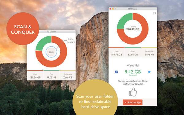 Ӳ�������HD Cleaner for Mac1.1.1 �ٷ���