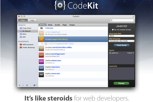 Webǰ�˿�������Codekit for mac2.1.9 �ٷ���