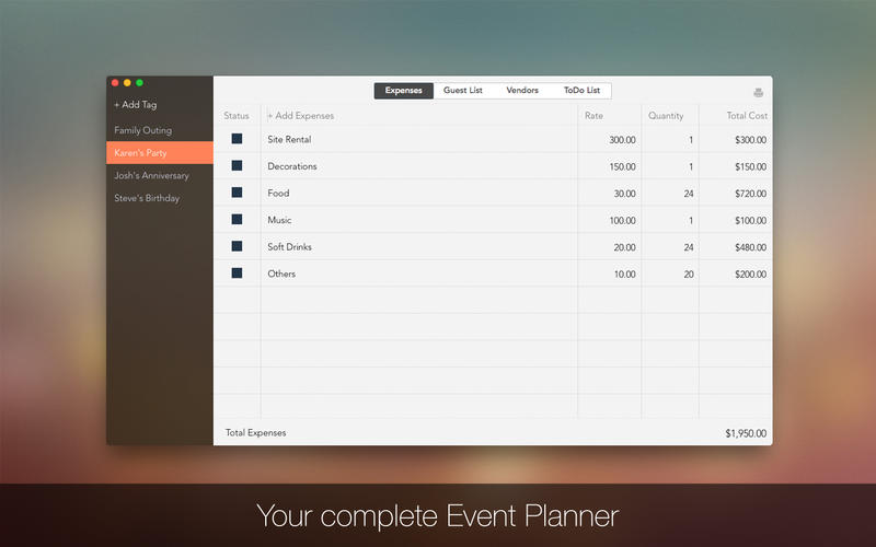 Event Planner for Mac1.3.0 �ٷ���