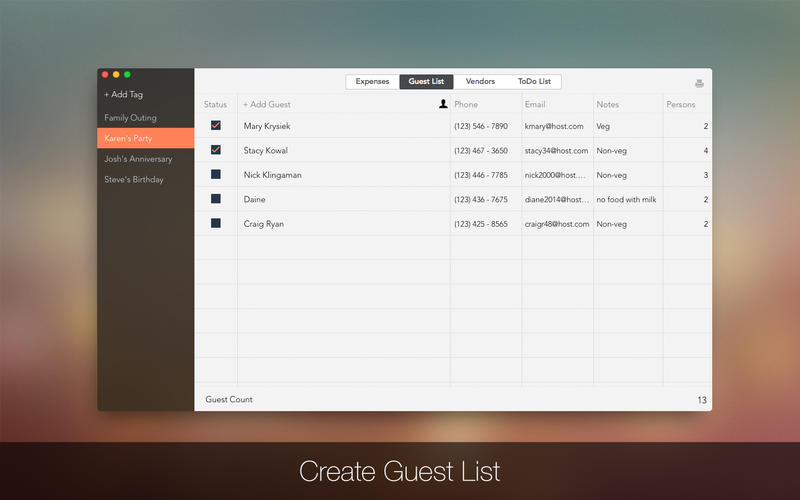 Event Planner for Mac1.3.0 �ٷ���