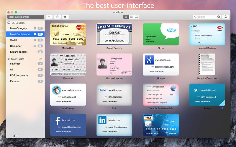oneSafe for Mac��ȫ����1.5.2 �ٷ���