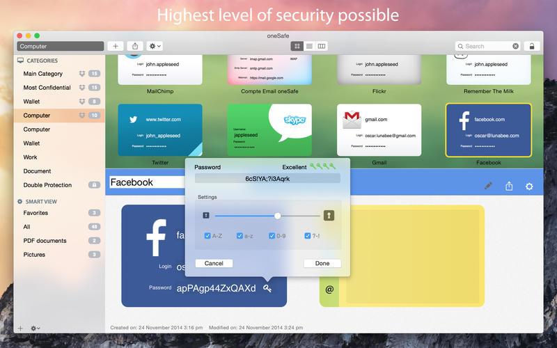 oneSafe for Mac��ȫ����1.5.2 �ٷ���