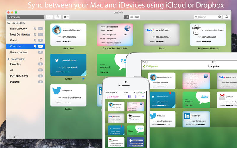 oneSafe for Mac��ȫ����1.5.2 �ٷ���