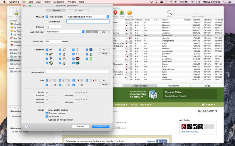 GPX�ļ���������iCaching Mac��4.95 �ٷ���