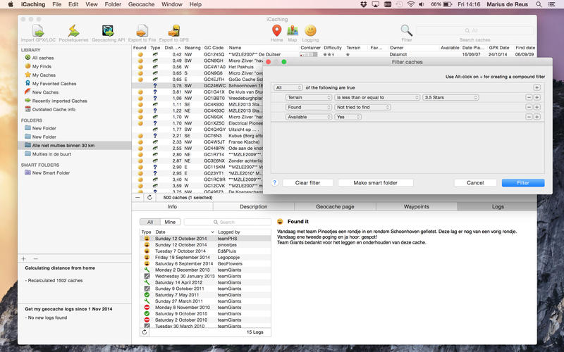GPX�ļ���������iCaching Mac��4.95 �ٷ���