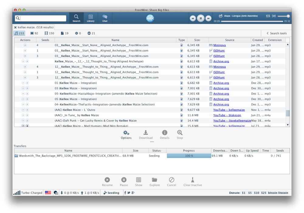 FrostWire for Mac6.0.4 �ٷ����°�