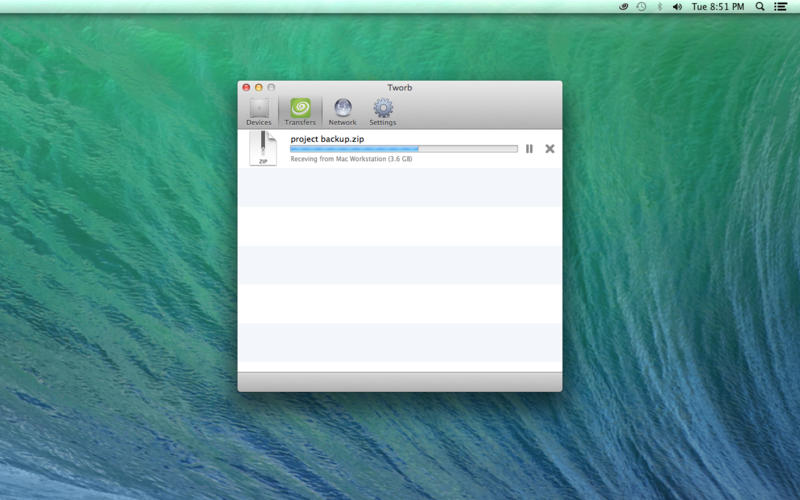 ���ݴ��乤��Tworb for Mac1.0.1 �ٷ���