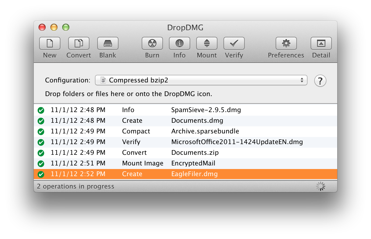 ѹ�����ݹ���DropDMG for Mac3.2.6 �ٷ���