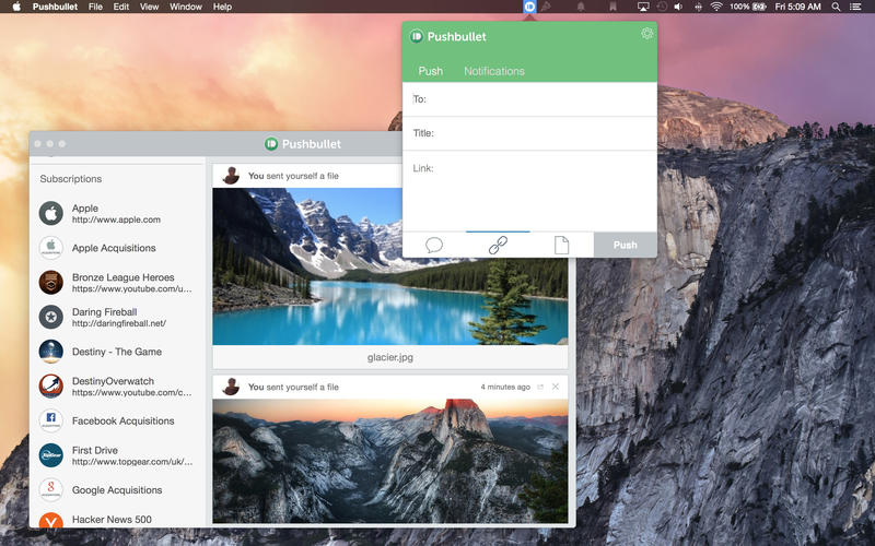 һ�������ļ�Pushbullet for Mac1.2 �ٷ���