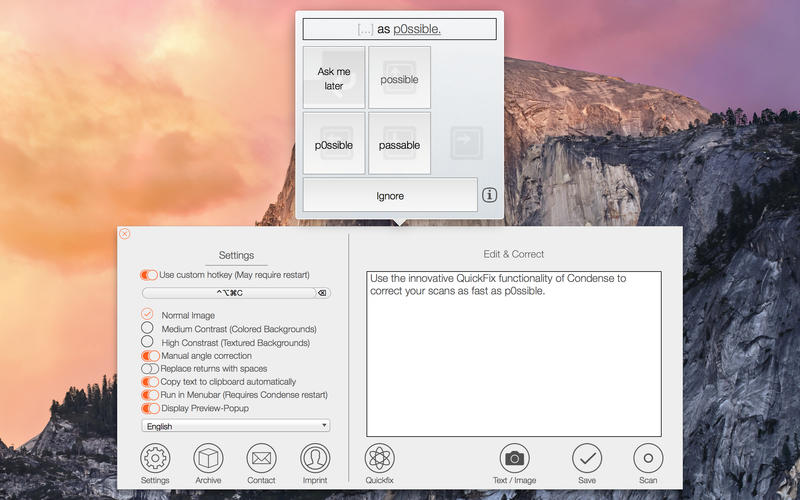 ��ȡͼƬ���ֹ���Condense Mac��1.61 �ٷ���