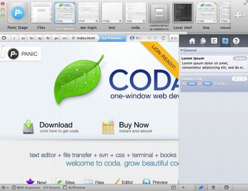 ��ҳ�������Coda for Mac2.5.7 �ƽ��
