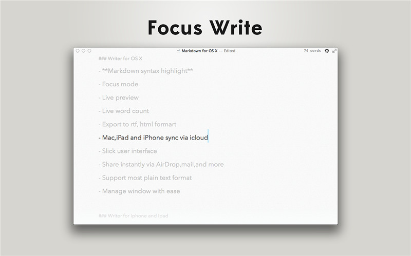 Markdown for Mac3.1 �ٷ���