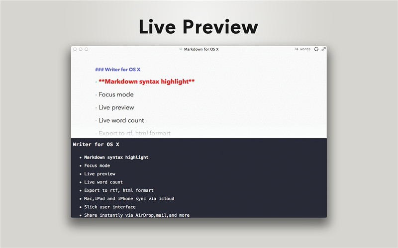 Markdown for Mac3.1 �ٷ���