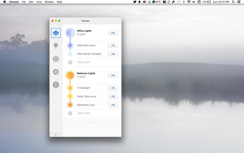 Chroma for Hue Mac��(�����ֵƹ������)1.6 �ٷ���