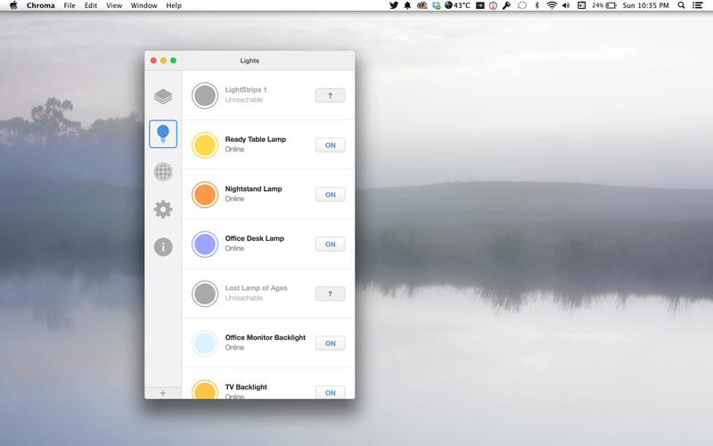 Chroma for Hue Mac��(�����ֵƹ������)1.6 �ٷ���