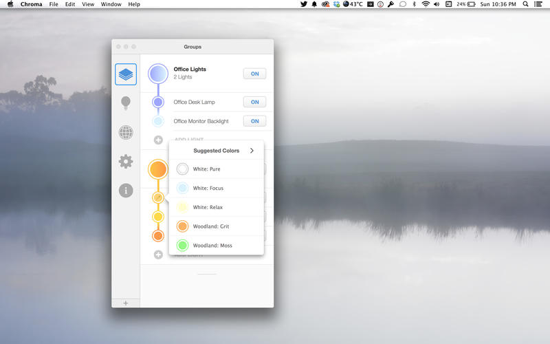 Chroma for Hue Mac��(�����ֵƹ������)1.6 �ٷ���
