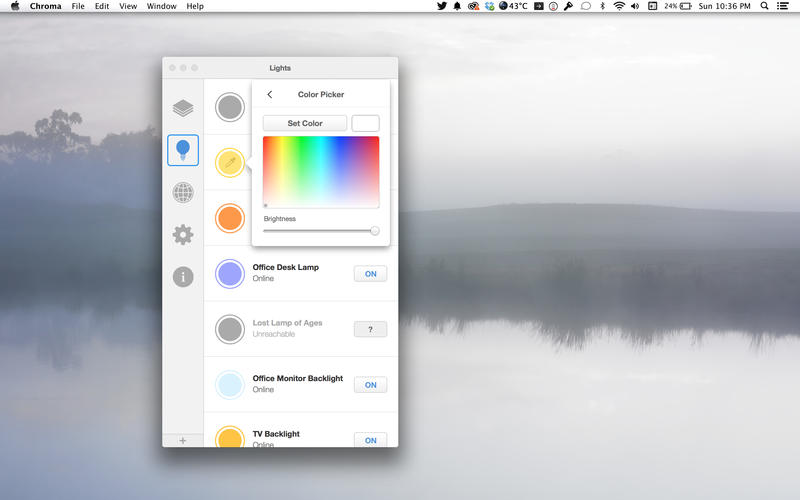 Chroma for Hue Mac��(�����ֵƹ������)1.6 �ٷ���
