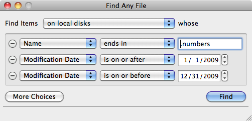 �ļ�����Find Any File for Mac1.8.9b7