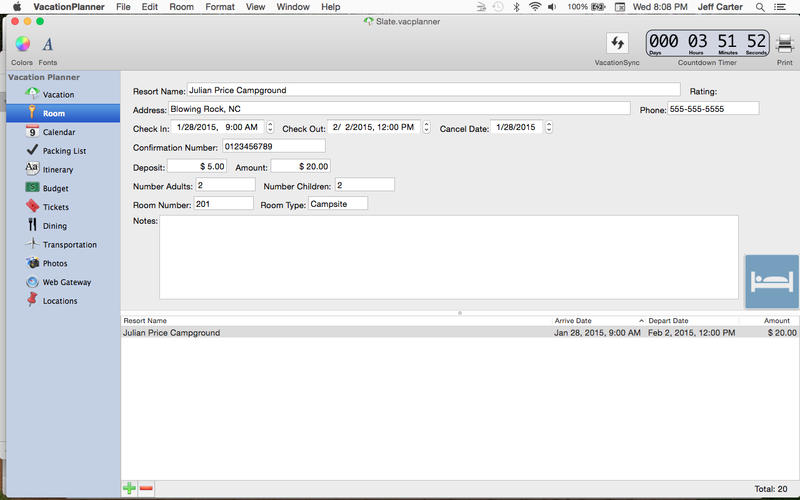 VacationPlanner for Mac2.0 �ٷ���