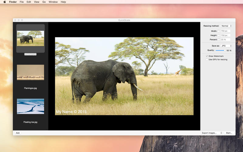 ����ͼƬ�༭Quickscale for Mac4.0.0