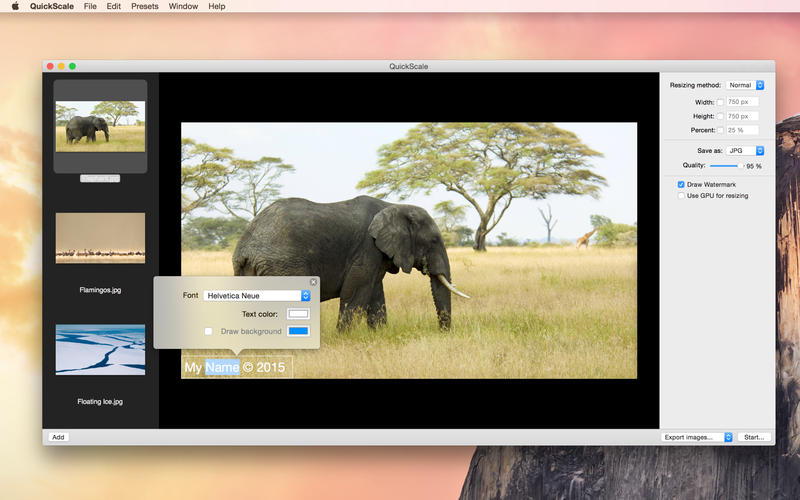 ����ͼƬ�༭Quickscale for Mac4.0.0