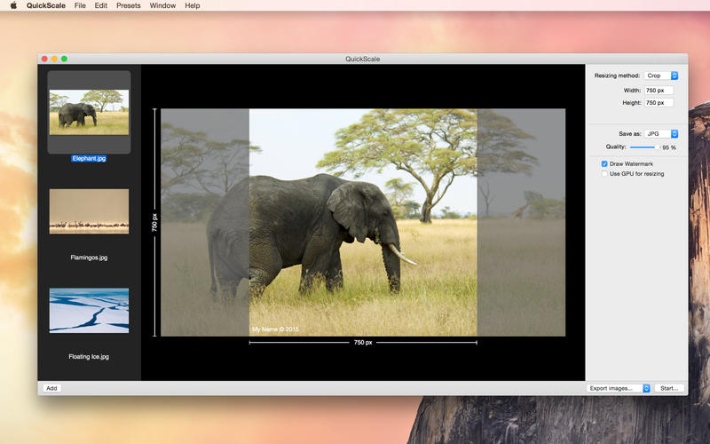 ����ͼƬ�༭Quickscale for Mac4.0.0