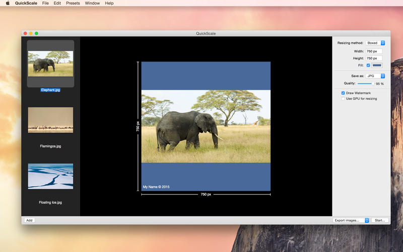 ����ͼƬ�༭Quickscale for Mac4.0.0
