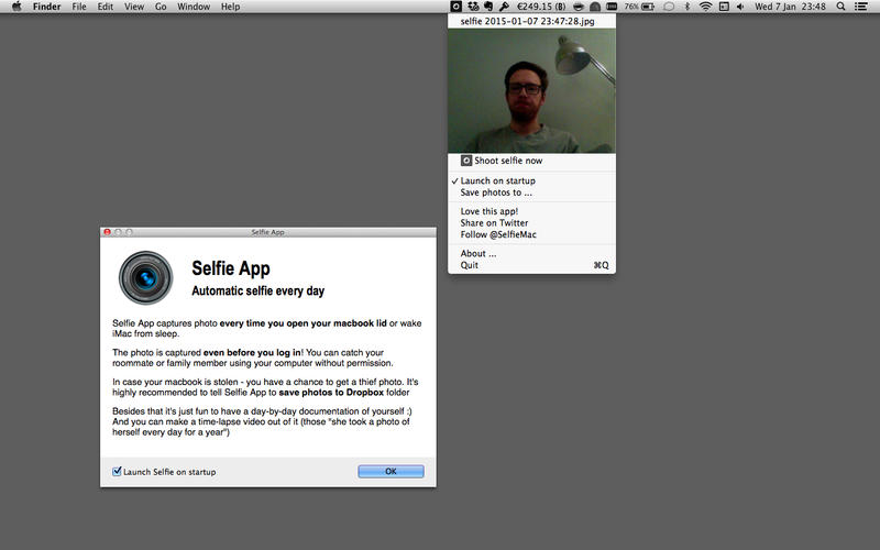 �Զ���������Selfie App for Mac1.3 �ٷ���