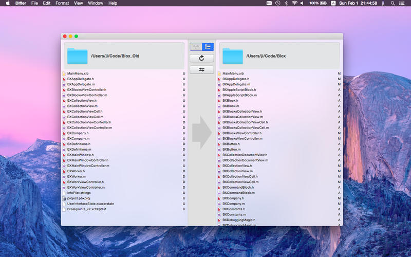 Differ for Mac1.3.2 �ٷ���