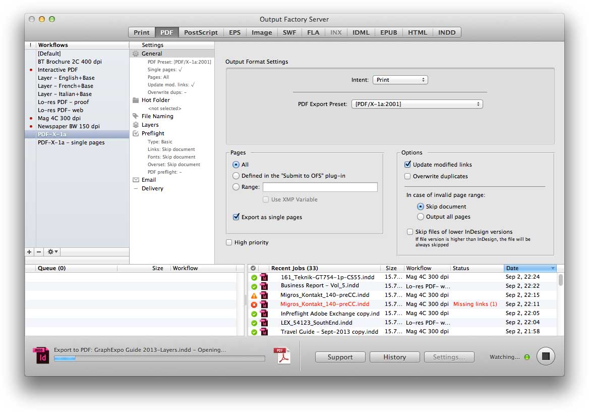 Output Factory Server for Mac�ļ���������1.1.1