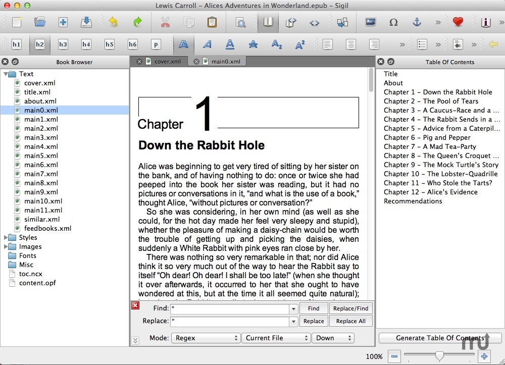������༭��Sigil for Mac0.8.3 �ٷ���