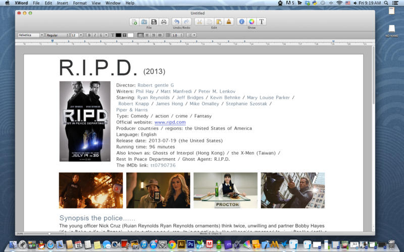 �ĵ�����X Word for Mac1.4 ���İ�