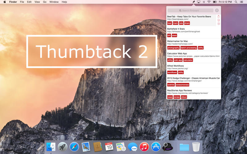��ݷ�����ǩ����Thumbtack Mac��2.0 �ٷ���