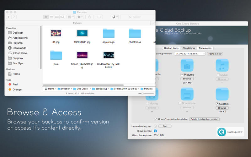 One Cloud Backup for Mac����1.0.2
