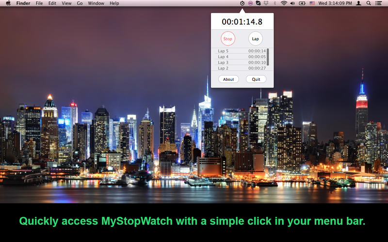 MyStopWatch for Mac(��ʱ������)1.0